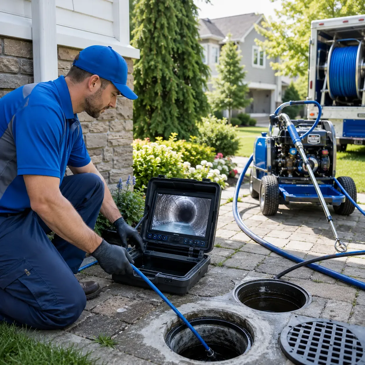 Outdoor drain cleaning professionals serving Glen Ridge, NJ